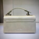 Elegant Cream Mini Top-Handle Bag - Image 2