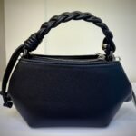 Chic Black Chrisbella Braided Handle Bag - Image 2