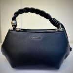 Chic Black Chrisbella Braided Handle Bag