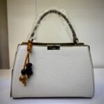 Elegant BASSO Structured Top-Handle Handbag