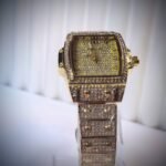 Bolee Crystal-Embellished Gold-Tone Tonneau Watch
