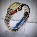 Bolee Crystal-Embellished Gold-Tone Tonneau Watch - Image 2