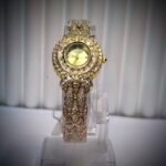 Lookworld Crystal-Embellished Gold-Tone Women's Jewelry Watch - Image 3