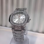 Lookworld Crystal-Embellished Silver-Tone Octagonal Watch - Image 3