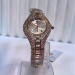 Lookworld Crystal-Embellished Rose Gold-Tone Women's Watch - Image 3